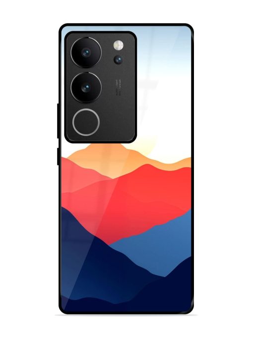 Sunset Peaks Glossy Soft Edge Case for Vivo V29 (5G) Chachhi