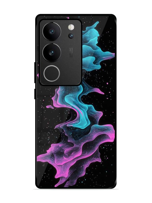 Cosmic Currents Glossy Soft Edge Case for Vivo V29 (5G) Chachhi