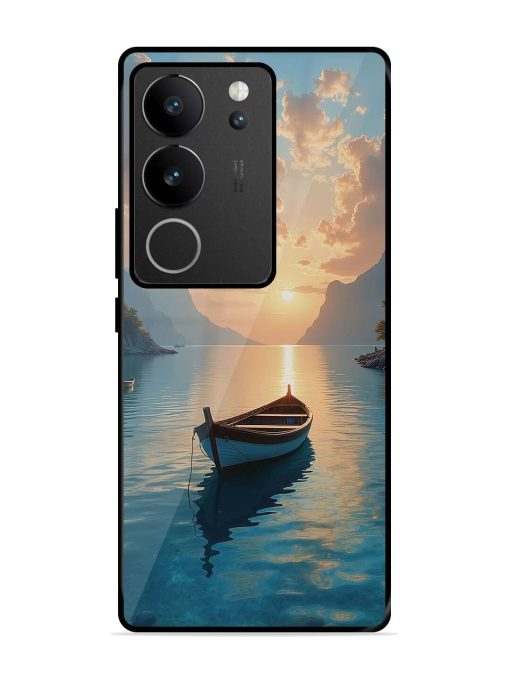 Serene Sunset Glossy Soft Edge Case for Vivo V29 (5G) Chachhi