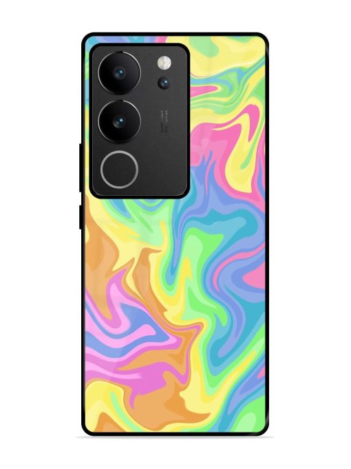 Whimsical Swirl Glossy Soft Edge Case for Vivo V29 (5G)