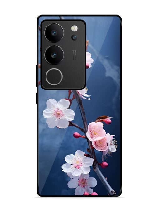 Delicate Blossoms Glossy Soft Edge Case for Vivo V29 (5G) Chachhi