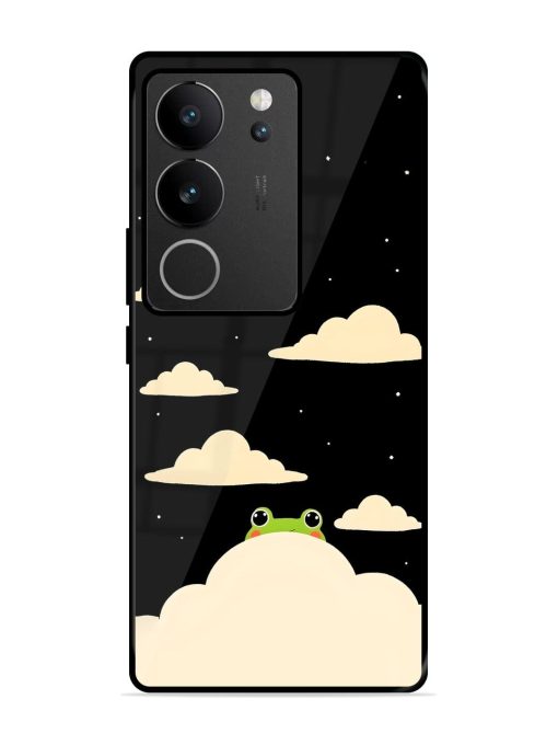 Froggy Night Sky Glossy Soft Edge Case for Vivo V29 (5G) Chachhi