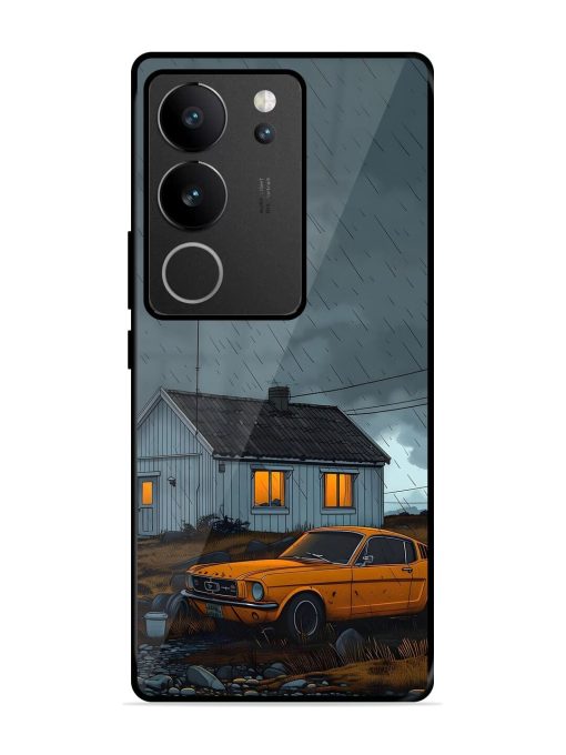 Rainy Day Retreat Glossy Soft Edge Case for Vivo V29 (5G)