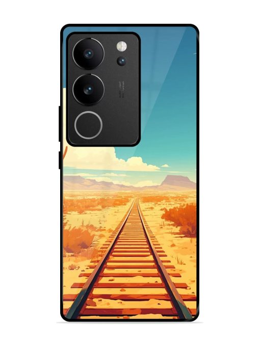 Endless Horizon Glossy Soft Edge Case for Vivo V29 (5G) Chachhi