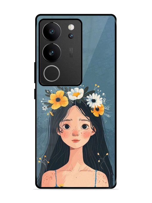 Gurl Art Glossy Soft Edge Case for Vivo V29 (5G) Chachhi