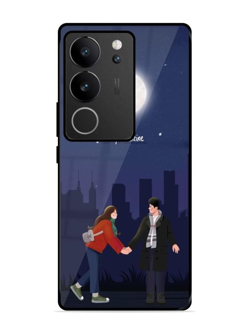 Moonlight Proposal Glossy Soft Edge Case for Vivo V29 (5G) Chachhi