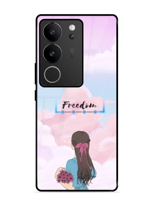 Skyward Dreams Glossy Soft Edge Case for Vivo V29 (5G) Chachhi