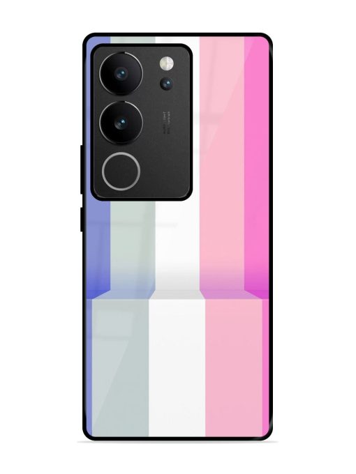 Pastel Palette Glossy Soft Edge Case for Vivo V29 (5G) Chachhi