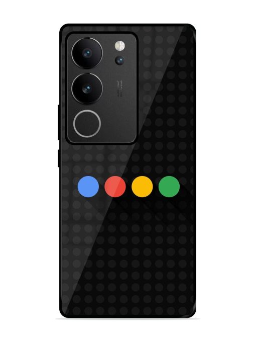 Google Dots Glossy Soft Edge Case for Vivo V29 (5G) Chachhi