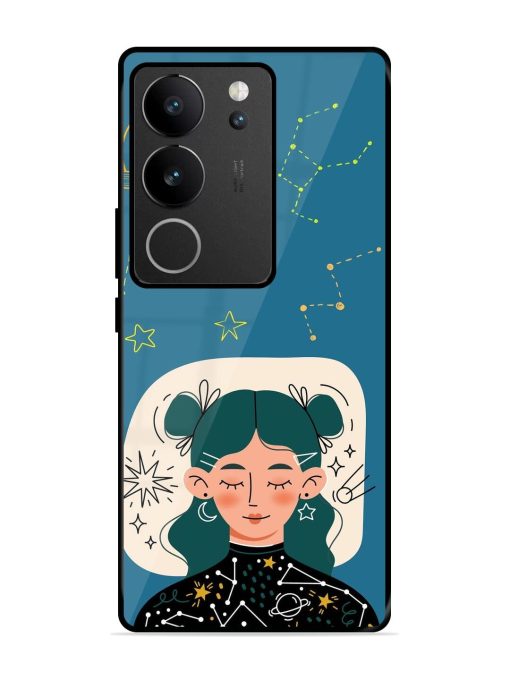 Cosmic Daydreamer Glossy Soft Edge Case for Vivo V29 (5G) Chachhi