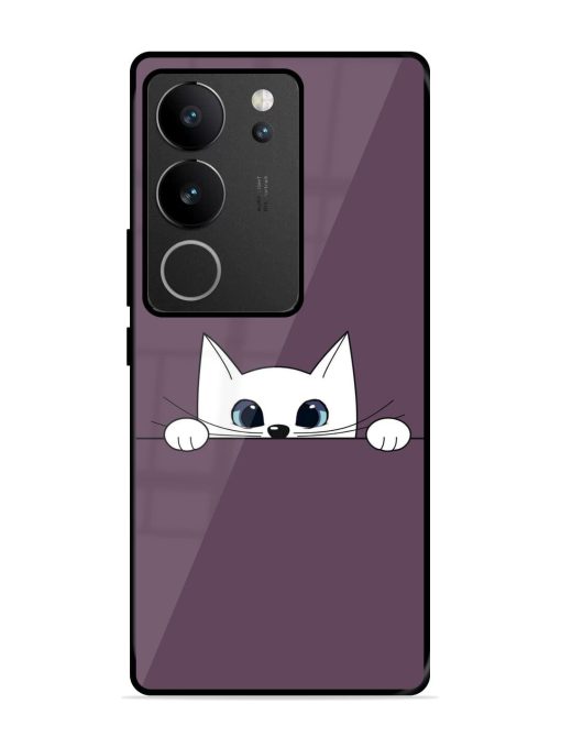 Peek-A-Boo Kitty Glossy Soft Edge Case for Vivo V29 (5G) Chachhi