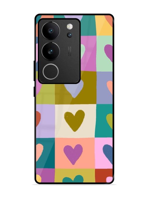 Box Of Hearts Glossy Soft Edge Case for Vivo V29 (5G) Chachhi