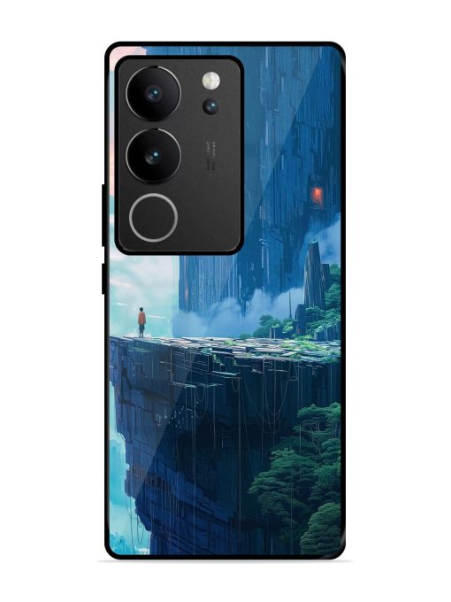 Solitude In The Sky Glossy Soft Edge Case for Vivo V29 (5G) Chachhi