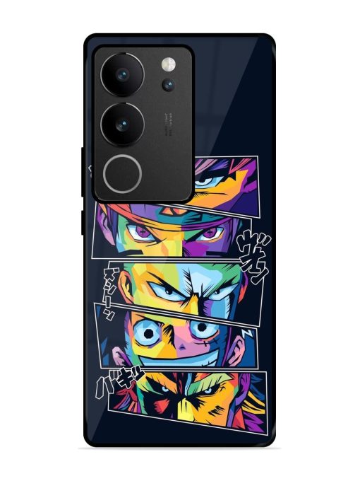 One Piece Powerhouse Glossy Soft Edge Case for Vivo V29 (5G) Chachhi