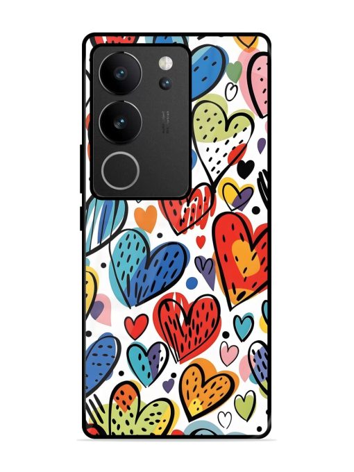 Heartfelt Harmony Glossy Soft Edge Case for Vivo V29 (5G) Chachhi