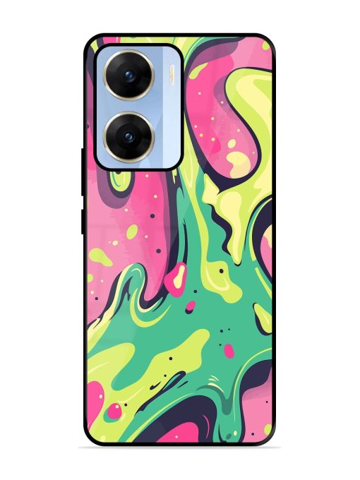 Gooey Grooves Glossy Soft Edge Case for Vivo V29E (5G) Chachhi