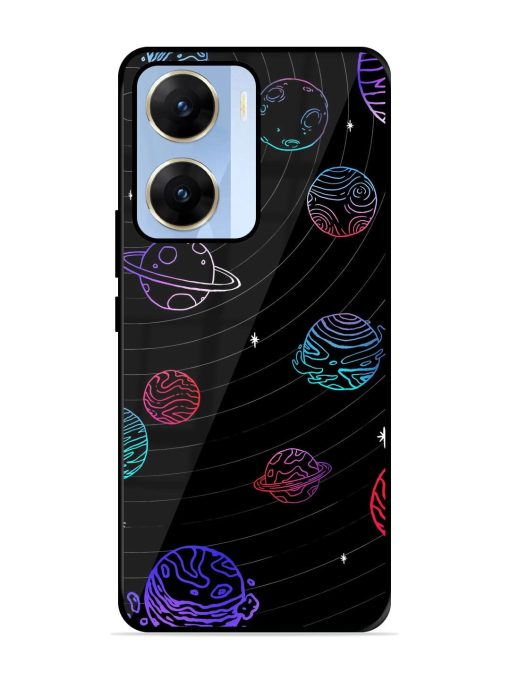 Cosmic Ballet Glossy Soft Edge Case for Vivo V29E (5G) Chachhi