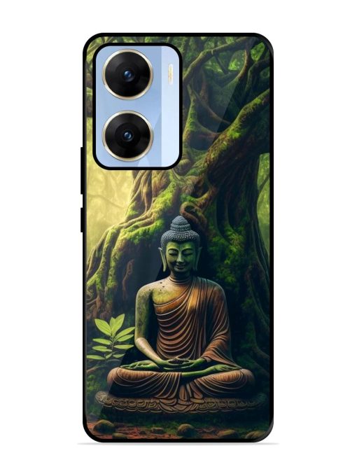 Green Buddha Art Glossy Soft Edge Case for Vivo V29E (5G) Chachhi