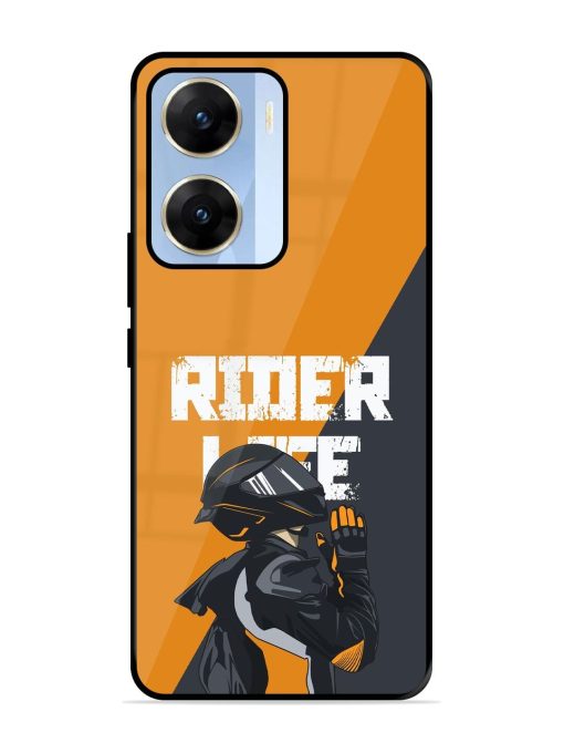 Ride Never Ends Glossy Soft Edge Case for Vivo V29E (5G) Chachhi