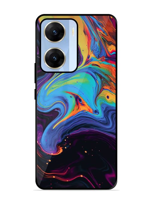 Liquid Dreamscape Glossy Soft Edge Case for Vivo V29E (5G)