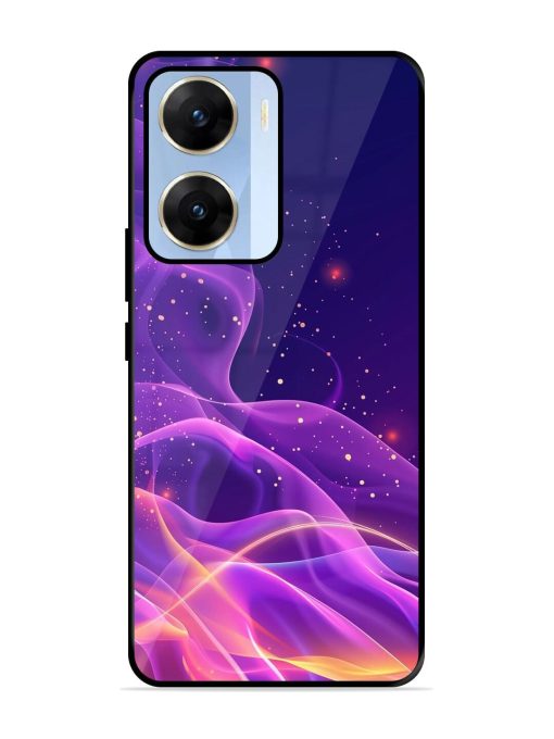 Cosmic Currents Glossy Soft Edge Case for Vivo V29E (5G) Chachhi