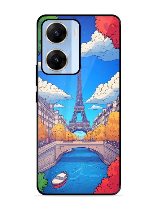 Parisian Panorama Glossy Soft Edge Case for Vivo V29E (5G) Chachhi