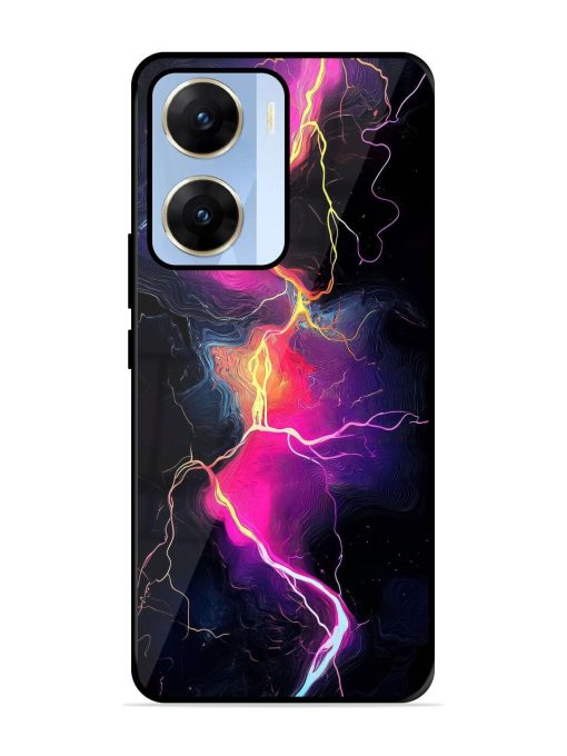 Electric Dreams Glossy Soft Edge Case for Vivo V29E (5G) Chachhi