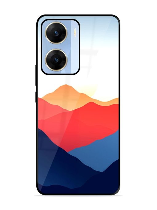 Sunset Peaks Glossy Soft Edge Case for Vivo V29E (5G) Chachhi