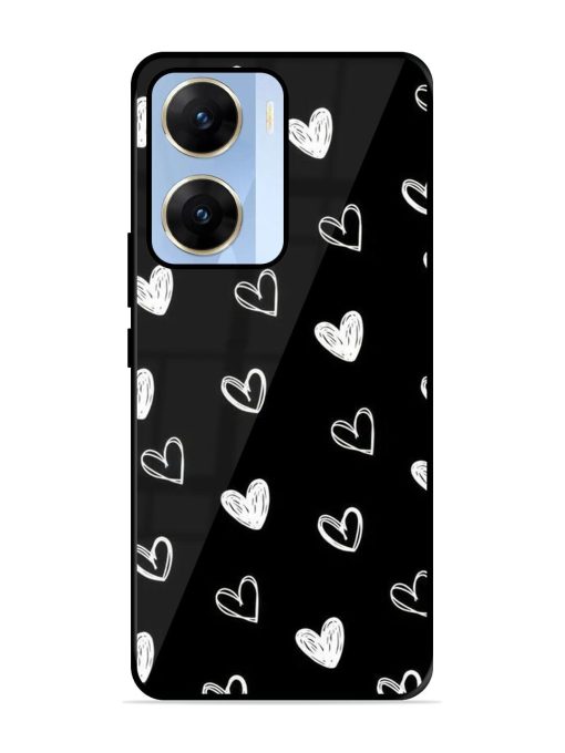 Scattered Hearts Glossy Soft Edge Case for Vivo V29E (5G) Chachhi