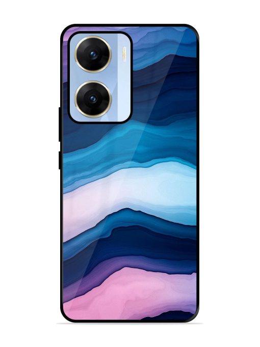 Oceanic Layers Glossy Soft Edge Case for Vivo V29E (5G) Chachhi