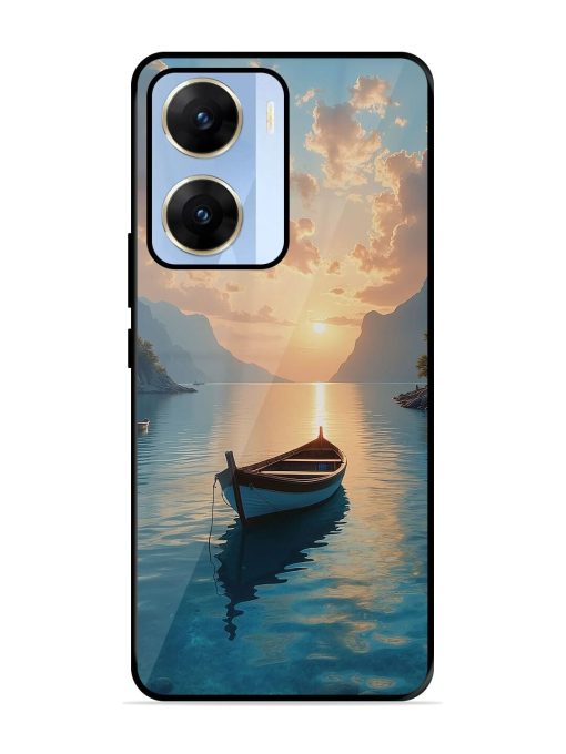 Serene Sunset Glossy Soft Edge Case for Vivo V29E (5G) Chachhi