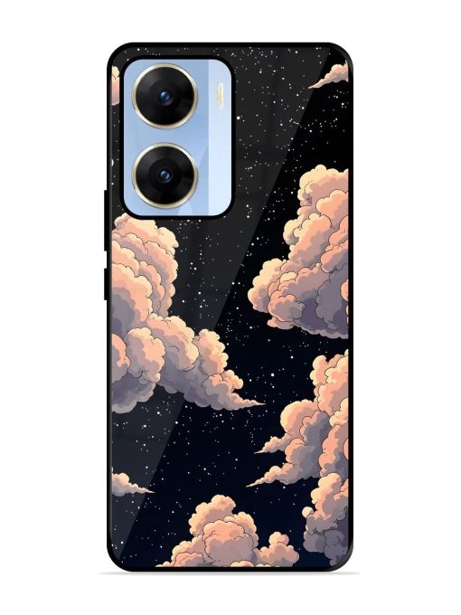 Starry Night Dreams Glossy Soft Edge Case for Vivo V29E (5G) Chachhi