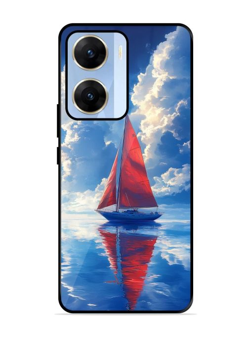 Crimson Sails Glossy Soft Edge Case for Vivo V29E (5G) Chachhi