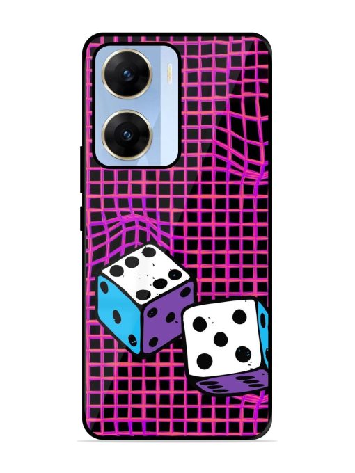 Glitched Dice Glossy Soft Edge Case for Vivo V29E (5G) Chachhi