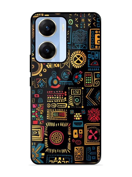 Tribal Tapestry Glossy Soft Edge Case for Vivo V29E (5G) Chachhi