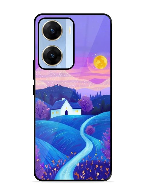 Moonlit Meadow Glossy Soft Edge Case for Vivo V29E (5G) Chachhi