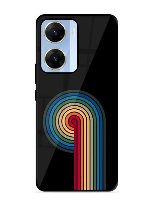 Rainbow Ripple Glossy Soft Edge Case for Vivo V29E (5G) Chachhi