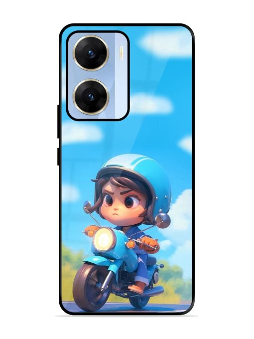 Little Rider Glossy Soft Edge Case for Vivo V29E (5G) Chachhi