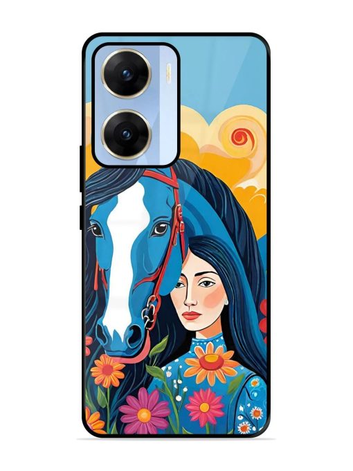 Equine Enchantment Glossy Soft Edge Case for Vivo V29E (5G) Chachhi