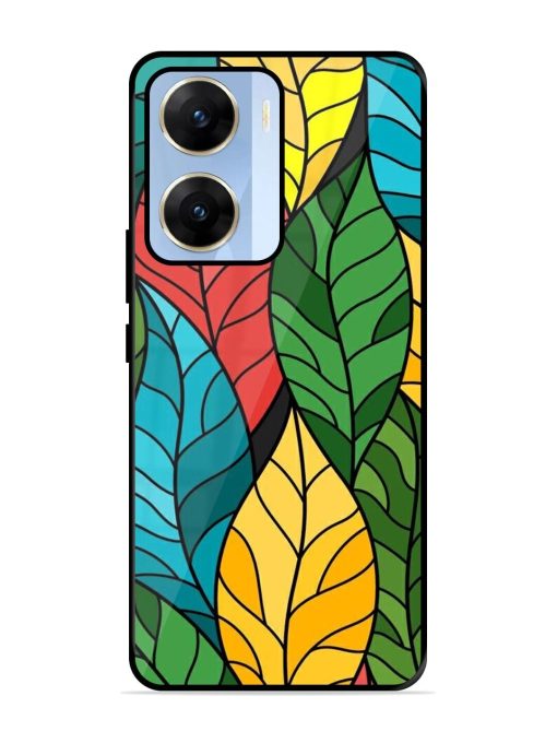 Foliage Fiesta Glossy Soft Edge Case for Vivo V29E (5G) Chachhi