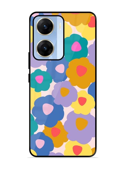 Flower Power Glossy Soft Edge Case for Vivo V29E (5G) Chachhi