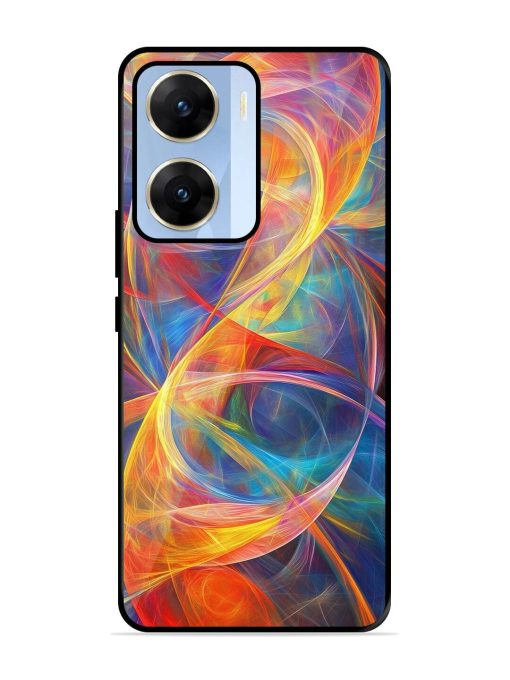 Cosmic Currents Glossy Soft Edge Case for Vivo V29E (5G) Chachhi