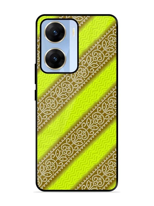 Golden Bandana Bliss Glossy Soft Edge Case for Vivo V29E (5G)