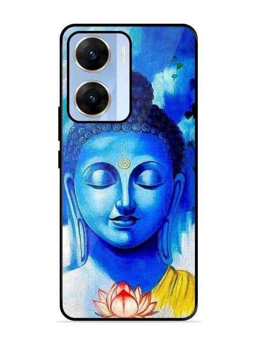 Serene Buddha With Lotus Glossy Soft Edge Case for Vivo V29E (5G) Chachhi