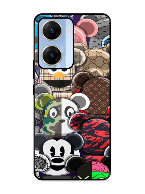 Streetwear Bearbrick Extravaganza Glossy Soft Edge Case for Vivo V29E (5G) Chachhi