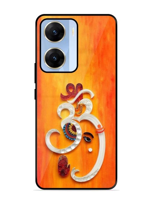 Ganesha In Quilling Art Glossy Soft Edge Case for Vivo V29E (5G) Chachhi