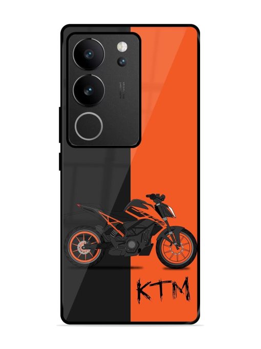 Orange Beast Glossy Soft Edge Case for Vivo V29 Pro (5G) Chachhi