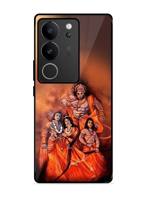 Sita Ram Glossy Soft Edge Case for Vivo V29 Pro (5G) Chachhi