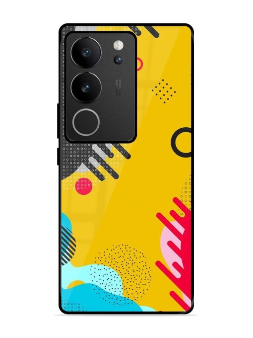 Neon Pop Glossy Soft Edge Case for Vivo V29 Pro (5G) Chachhi