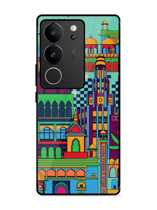 Indian Tapestry Glossy Soft Edge Case for Vivo V29 Pro (5G) Chachhi